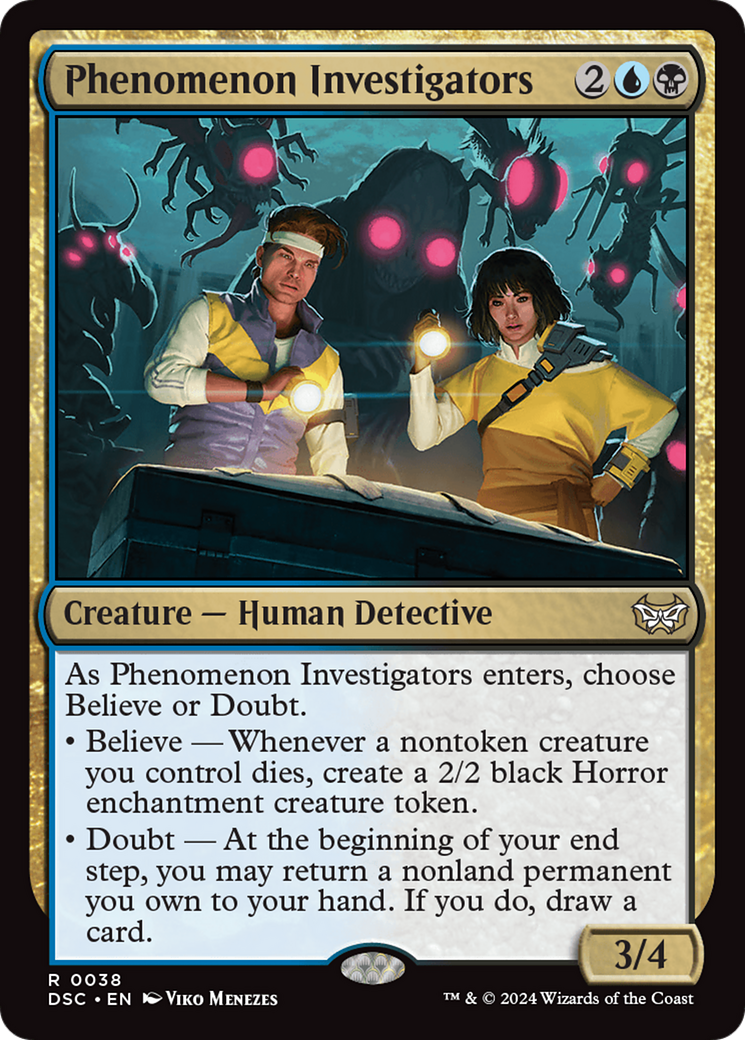 Phenomenon Investigators [Duskmourn: House of Horror Commander] | Tacoma Games