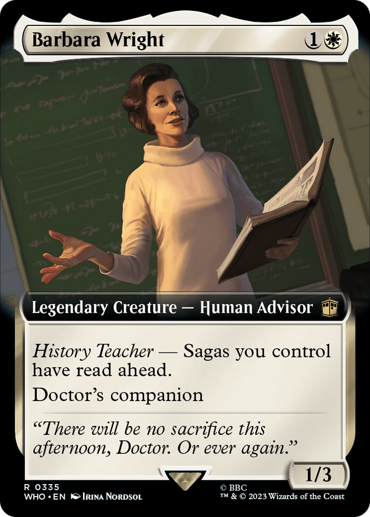 Barbara Wright (Extended Art) [Doctor Who] | Tacoma Games