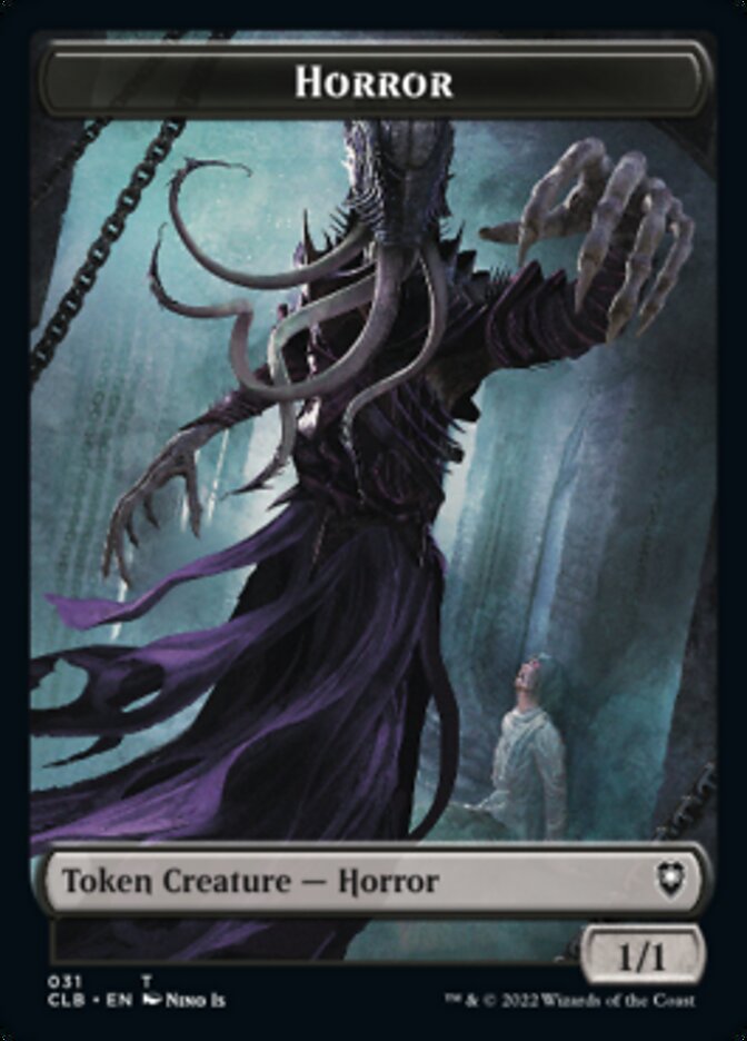Horror // Eldrazi Horror Double-Sided Token [Commander Legends: Battle for Baldur's Gate Tokens] | Tacoma Games