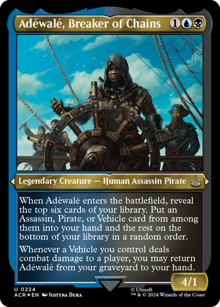 Adewale, Breaker of Chains (Foil Etched) [Assassin's Creed] | Tacoma Games