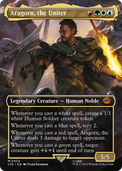 Aragorn, the Uniter (Borderless Alternate Art) [The Lord of the Rings: Tales of Middle-Earth] | Tacoma Games