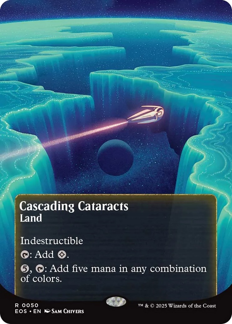 Cascading Cataracts (0050) (Borderless) [Edge of Eternities: Stellar Sights] | Tacoma Games