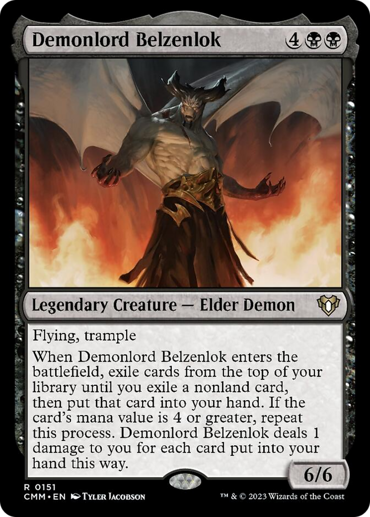 Demonlord Belzenlok [Commander Masters] | Tacoma Games