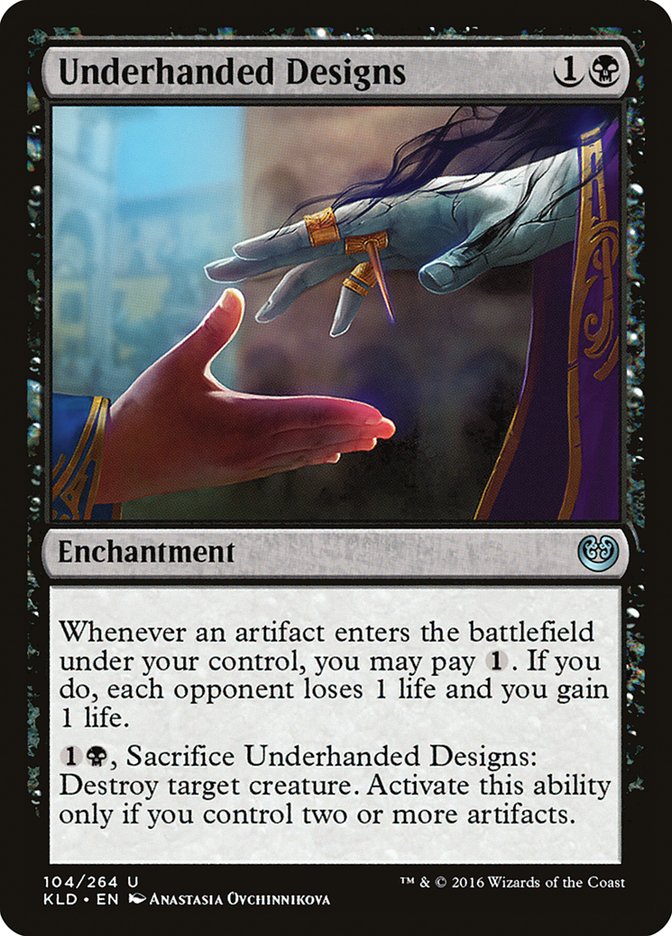 Underhanded Designs [Kaladesh] | Tacoma Games