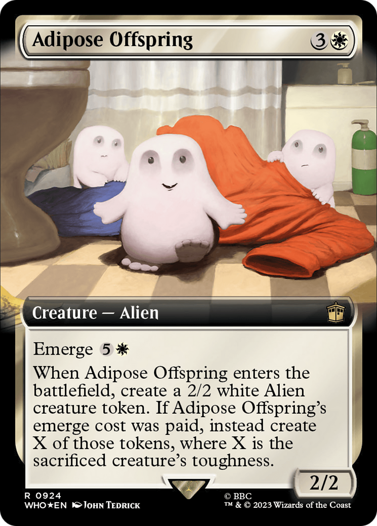 Adipose Offspring (Extended Art) (Surge Foil) [Doctor Who] | Tacoma Games