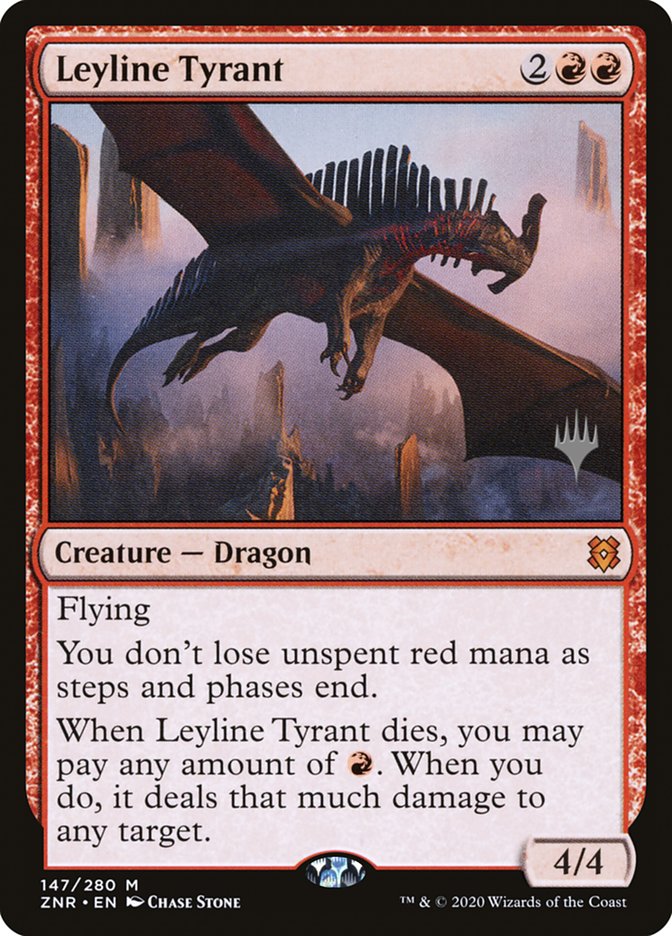 Leyline Tyrant (Promo Pack) [Zendikar Rising Promos] | Tacoma Games