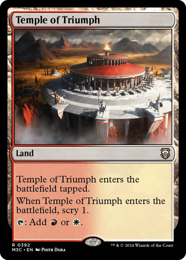 Temple of Triumph [Modern Horizons 3 Commander] | Tacoma Games