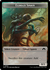 Eldrazi Spawn // Zombie Double-Sided Token [Modern Horizons 3 Tokens] | Tacoma Games