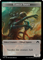 Eldrazi Spawn // Fish Double-Sided Token [Modern Horizons 3 Tokens] | Tacoma Games