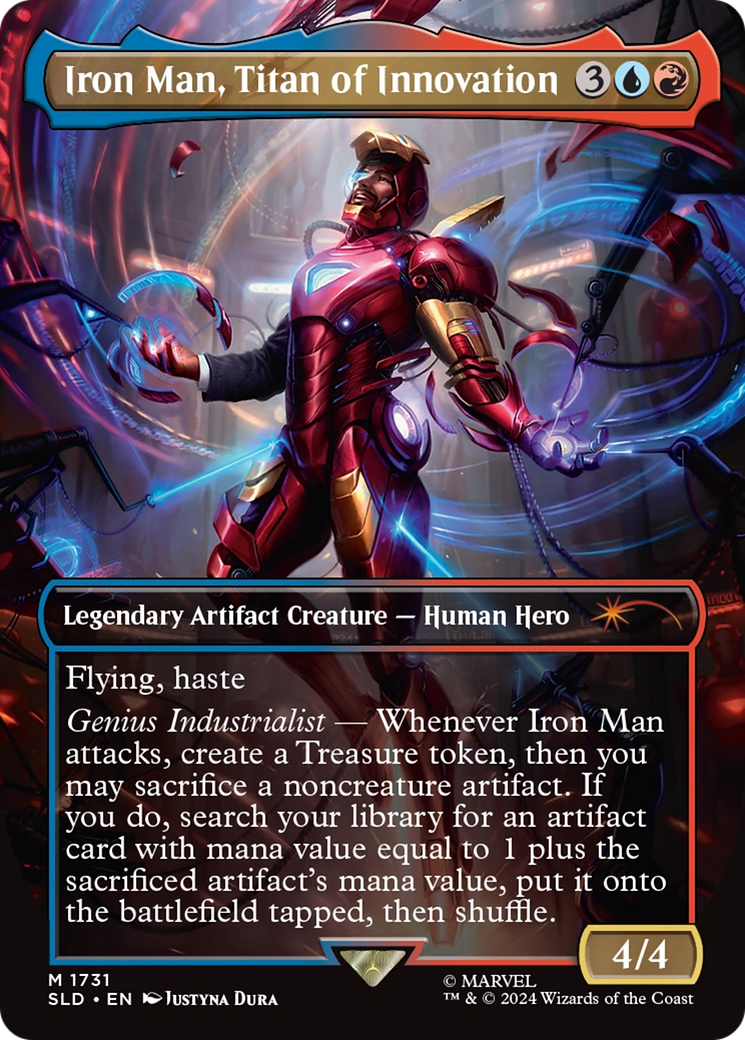 Iron Man, Titan of Innovation (Rainbow Foil) [Secret Lair Drop Series] | Tacoma Games