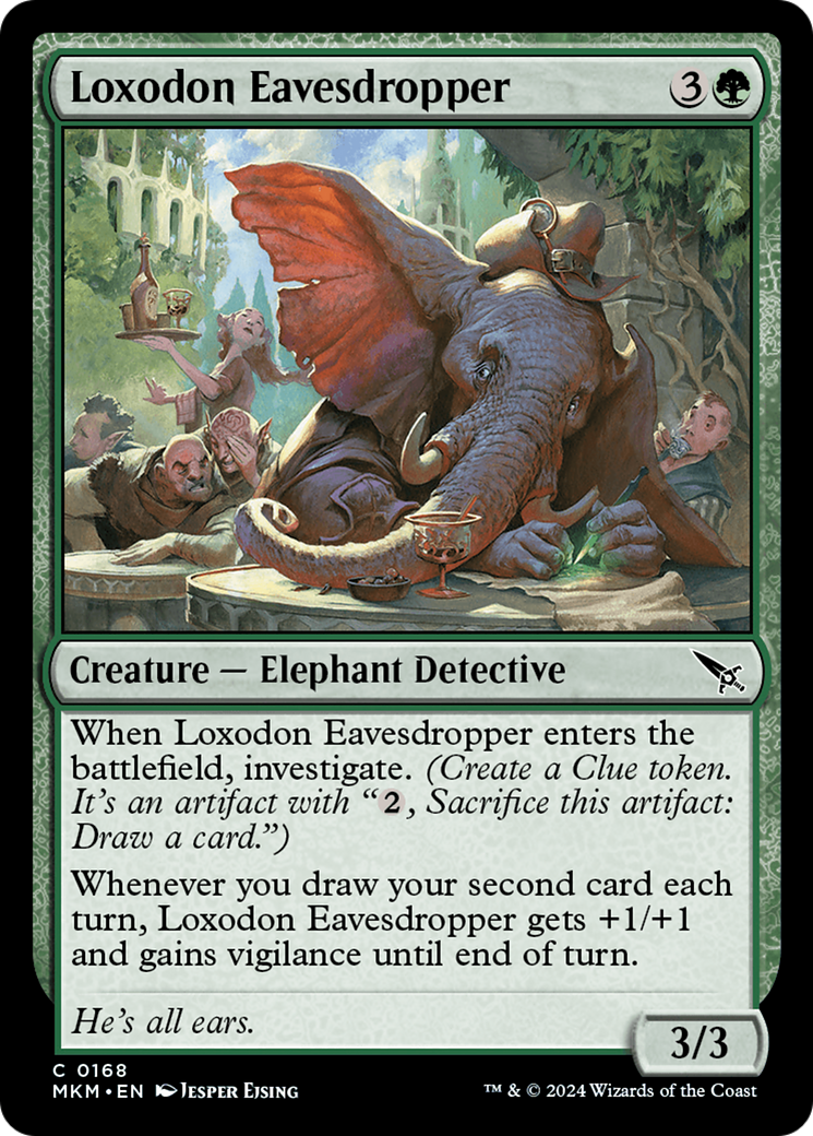 Loxodon Eavesdropper [Murders at Karlov Manor] | Tacoma Games