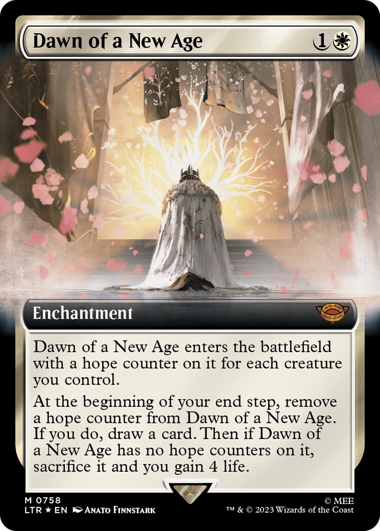 Dawn of a New Age (Extended Art) (Surge Foil) [The Lord of the Rings: Tales of Middle-Earth] | Tacoma Games