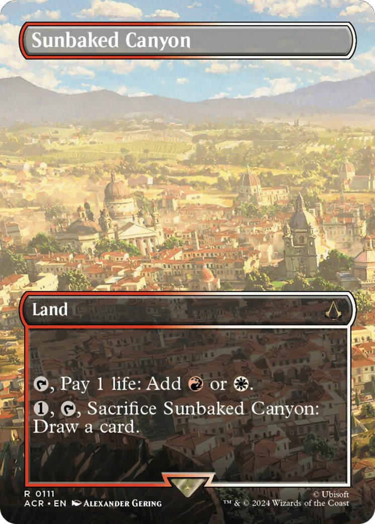 Sunbaked Canyon (Borderless) [Assassin's Creed] | Tacoma Games