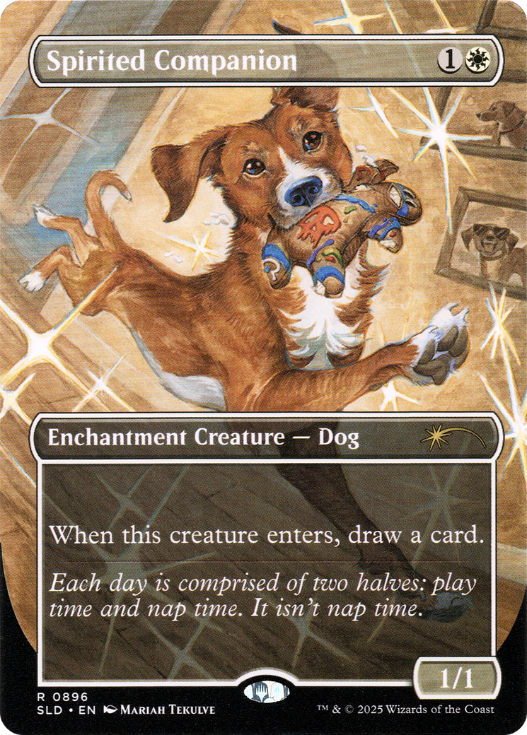 Spirited Companion (0896) (Rainbow Foil) [Secret Lair Drop Series] | Tacoma Games