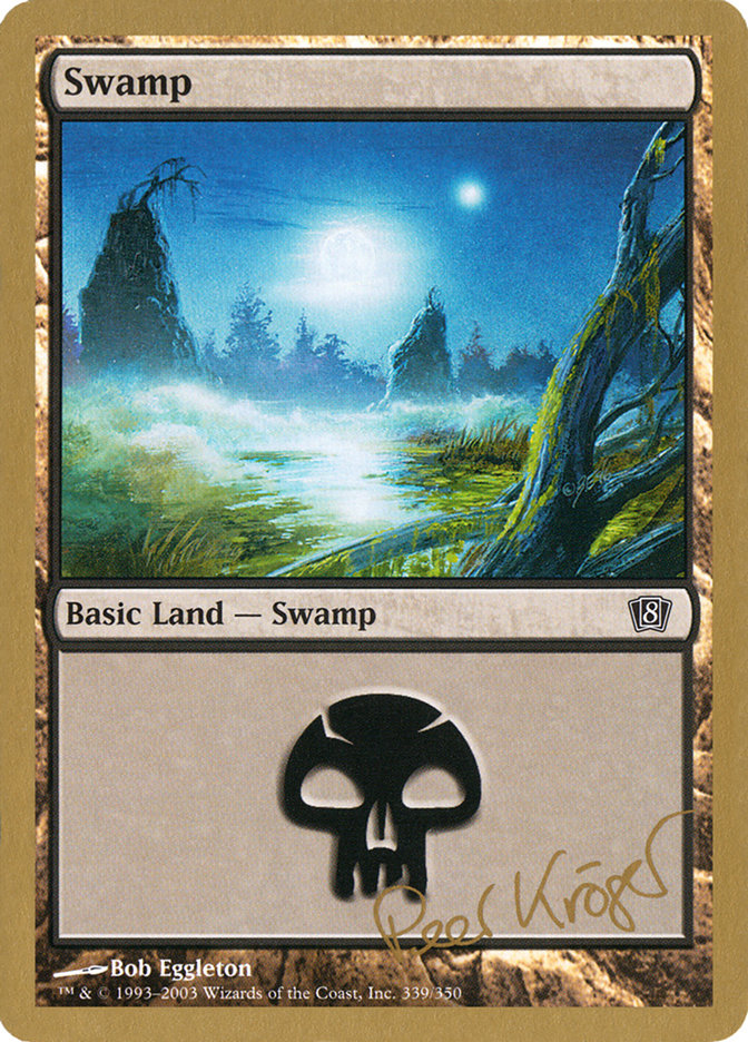 Swamp (pk339) (Peer Kroger) [World Championship Decks 2003] | Tacoma Games