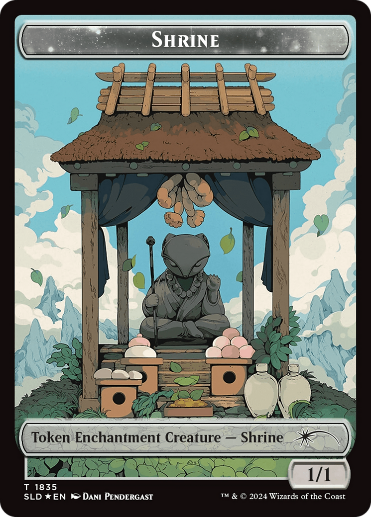 Shrine Token (Rainbow Foil) [Secret Lair: From Cute to Brute Tokens] | Tacoma Games