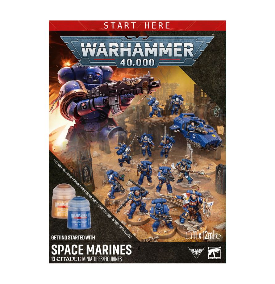 Warhammer 40,000 Getting Started with Space Marines | Tacoma Games