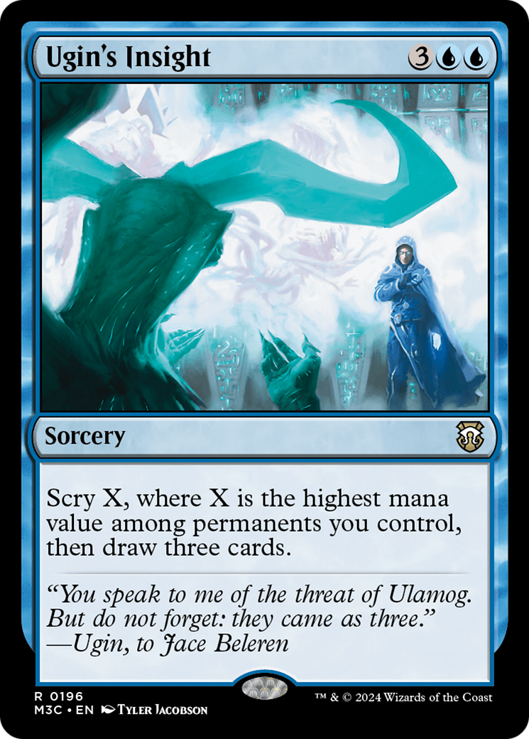Ugin's Insight (Ripple Foil) [Modern Horizons 3 Commander] | Tacoma Games
