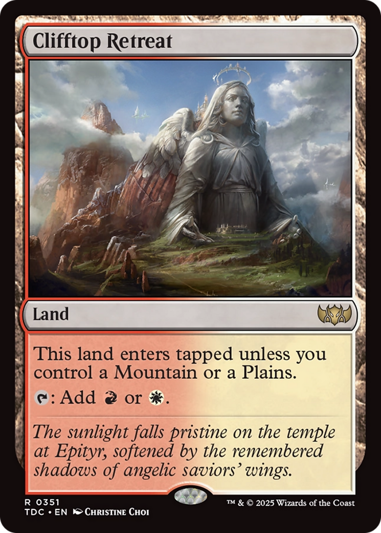 Clifftop Retreat [Tarkir: Dragonstorm Commander] | Tacoma Games