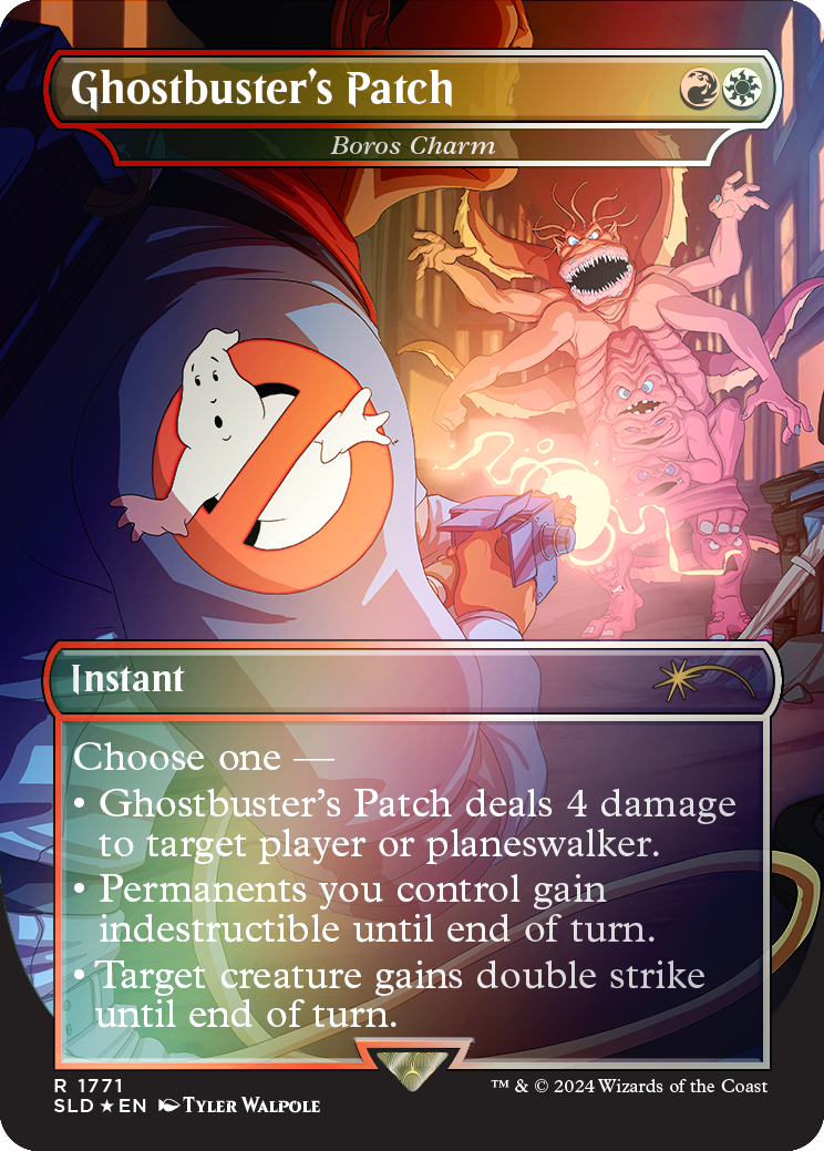 Ghostbuster's Patch - Boros Charm (Rainbow Foil) [Secret Lair Drop Series] | Tacoma Games