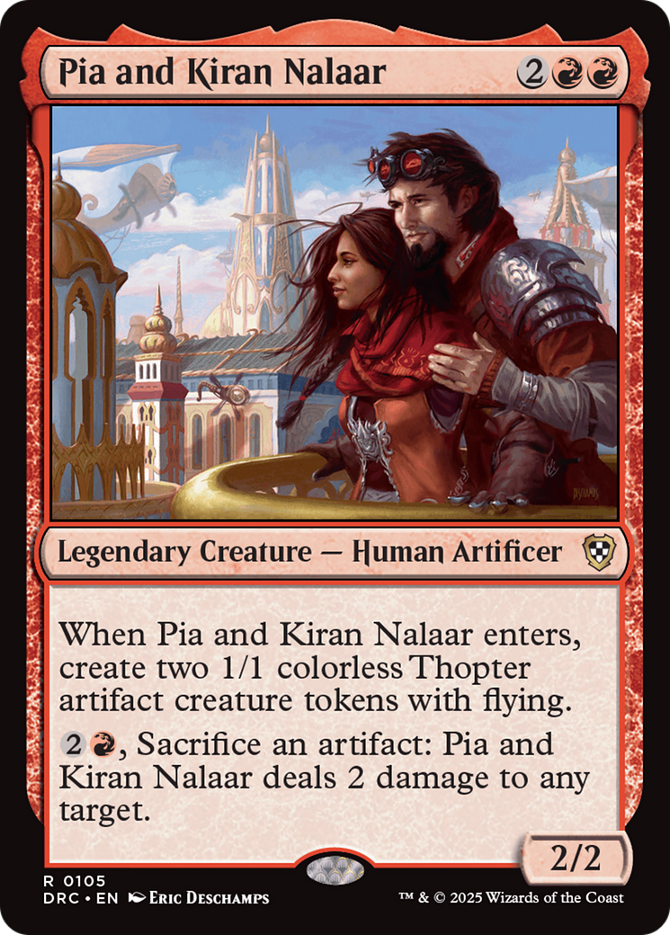 Pia and Kiran Nalaar [Aetherdrift Commander] | Tacoma Games