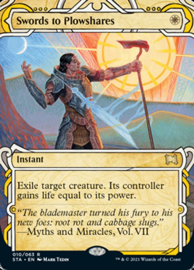 Swords to Plowshares (Foil Etched) [Strixhaven: Mystical Archive] | Tacoma Games