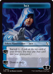Illusion // Jace Double-Sided Token [Reality Fracture Tokens] | Tacoma Games