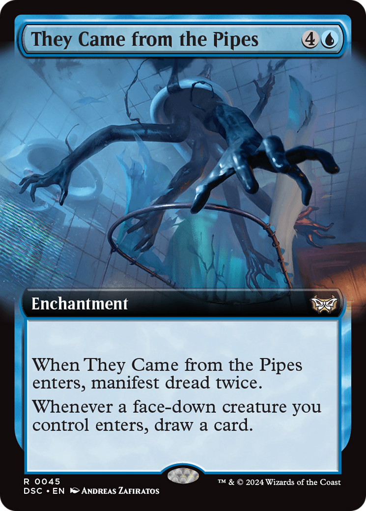 They Came from the Pipes (Extended Art) [Duskmourn: House of Horror Commander] | Tacoma Games