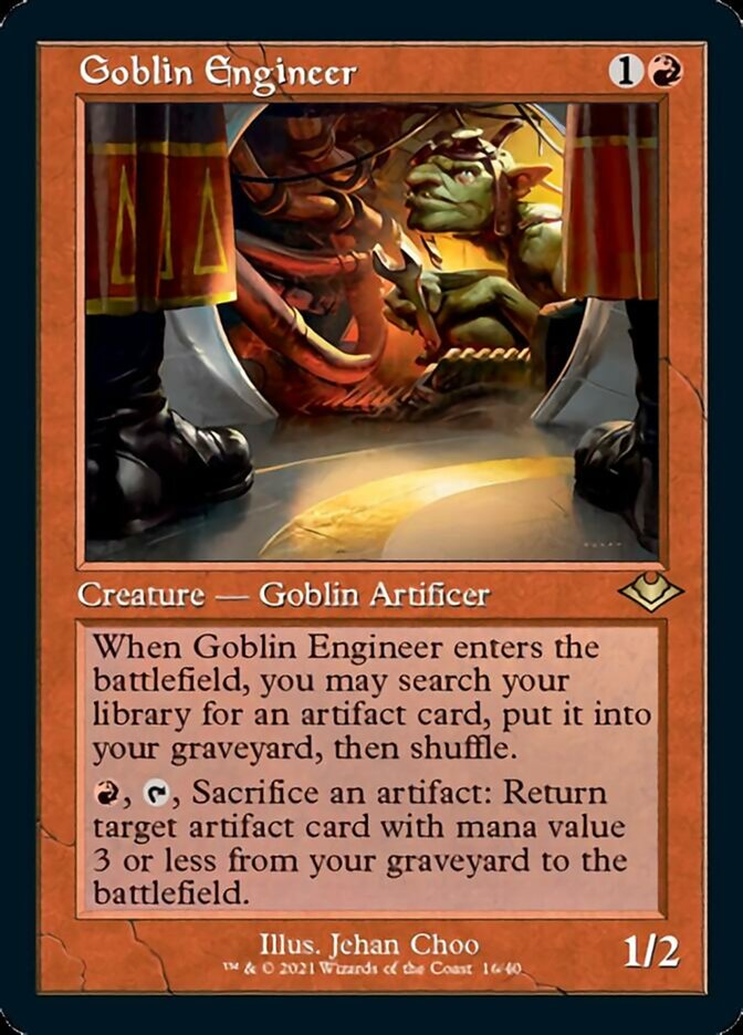 Goblin Engineer (Retro) [Modern Horizons] | Tacoma Games