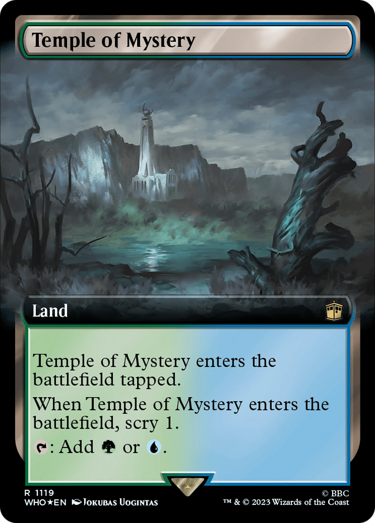 Temple of Mystery (Extended Art) (Surge Foil) [Doctor Who] | Tacoma Games