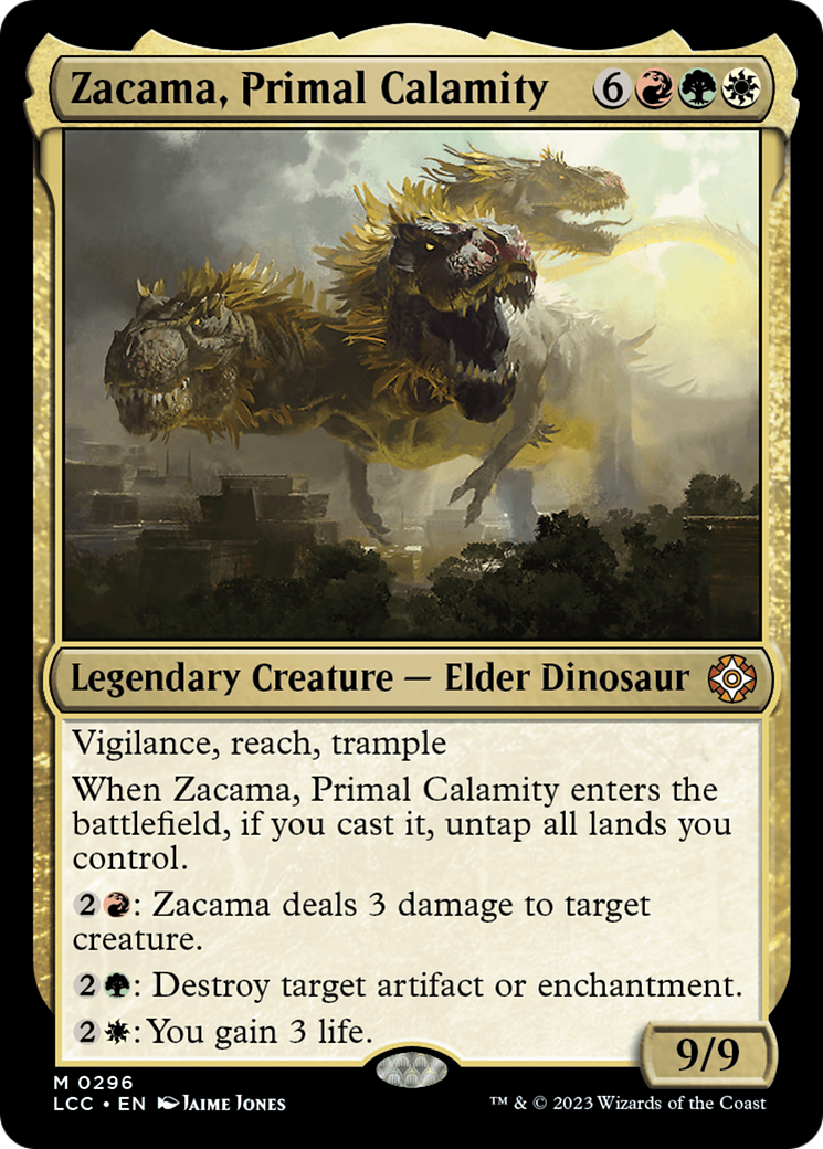 Zacama, Primal Calamity [The Lost Caverns of Ixalan Commander] | Tacoma Games