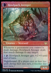 Ill-Tempered Loner // Howlpack Avenger [Innistrad: Crimson Vow Prerelease Promos] | Tacoma Games