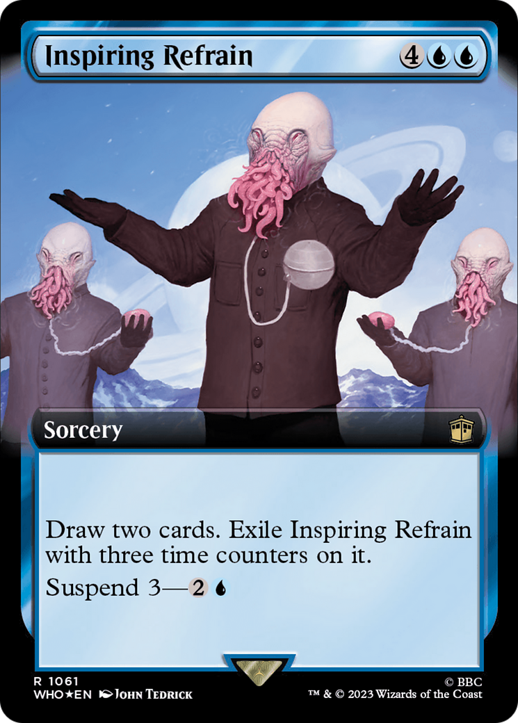 Inspiring Refrain (Extended Art) (Surge Foil) [Doctor Who] | Tacoma Games