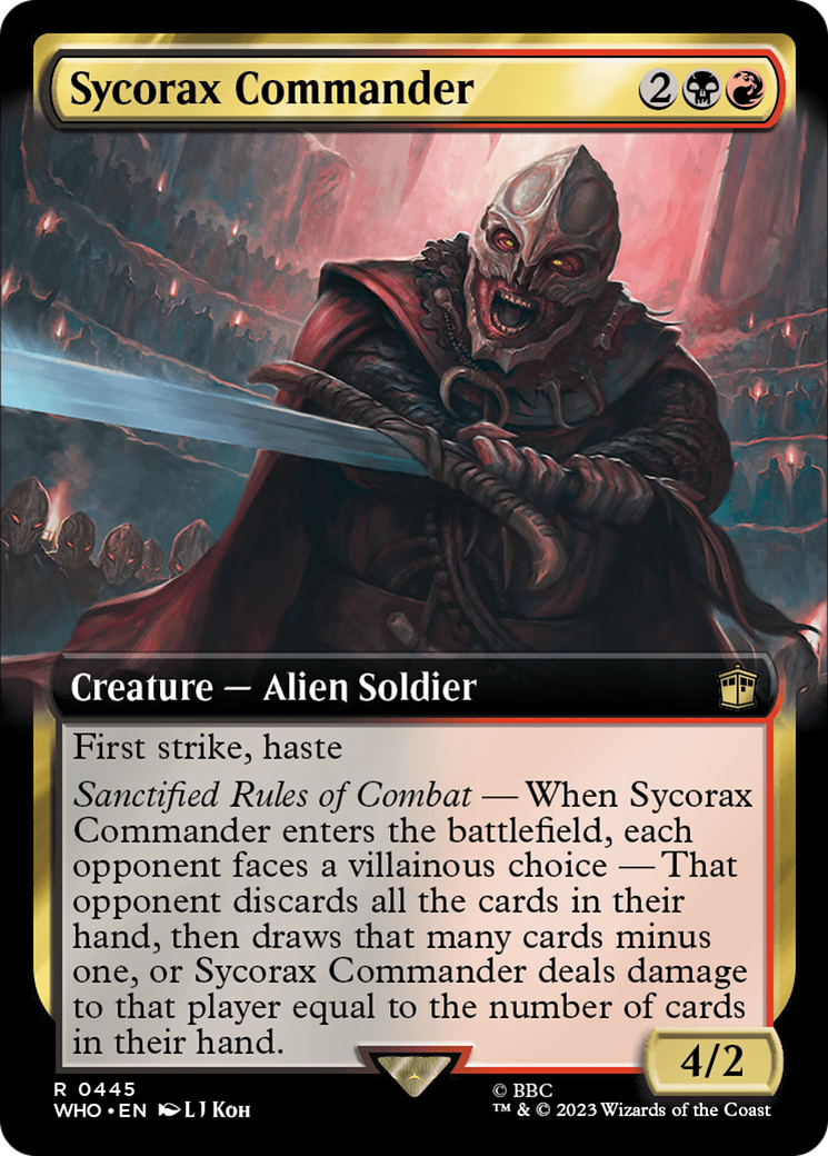 Sycorax Commander (Extended Art) [Doctor Who] | Tacoma Games