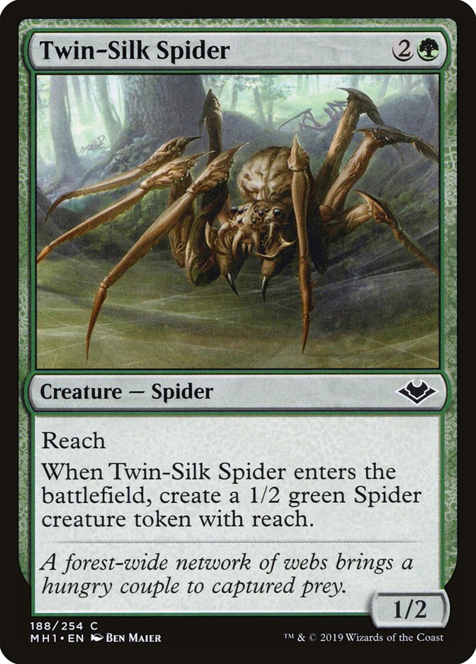 Twin-Silk Spider [Modern Horizons] | Tacoma Games