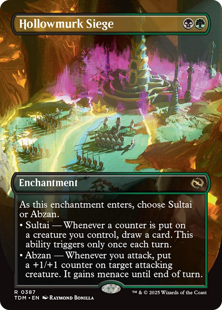 Hollowmurk Siege (Borderless) [Tarkir: Dragonstorm] | Tacoma Games