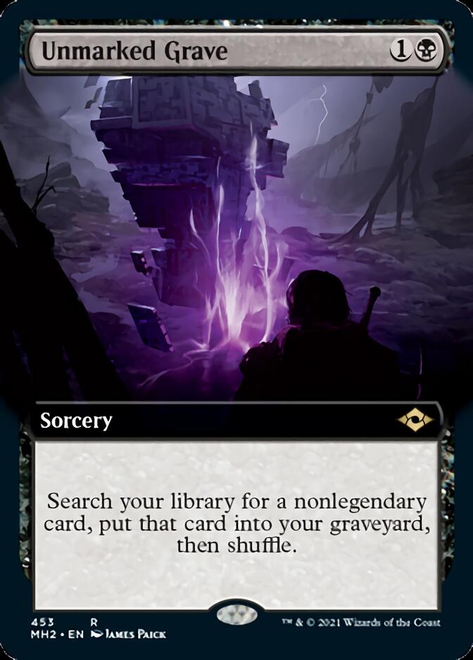 Unmarked Grave (Extended Art) [Modern Horizons 2] | Tacoma Games