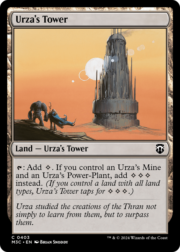 Urza's Tower (Ripple Foil) [Modern Horizons 3 Commander] | Tacoma Games