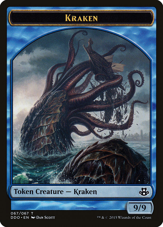Kraken Token [Duel Decks: Elspeth vs. Kiora] | Tacoma Games