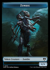 Human Soldier // Zombie (0013) Double-Sided Token [Commander Masters Tokens] | Tacoma Games