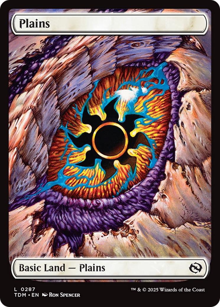 Plains (0287) [Tarkir: Dragonstorm] | Tacoma Games