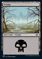 Swamp (486) (Foil Etched) [Modern Horizons 2] | Tacoma Games