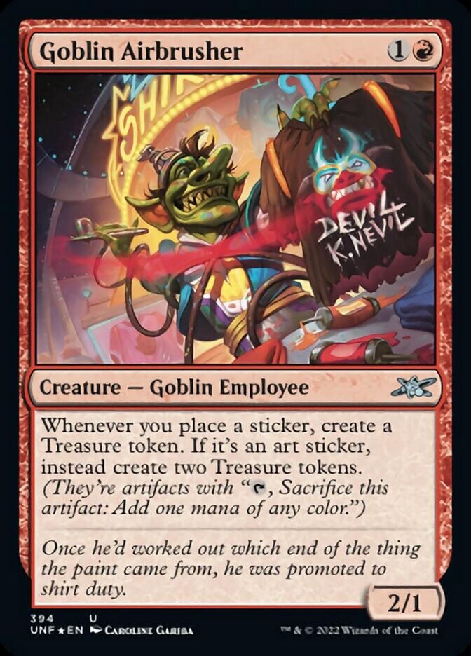 Goblin Airbrusher (Galaxy Foil) [Unfinity] | Tacoma Games