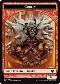 Goblin (010) // Construct (017) Double-Sided Token [Modern Horizons Tokens] | Tacoma Games