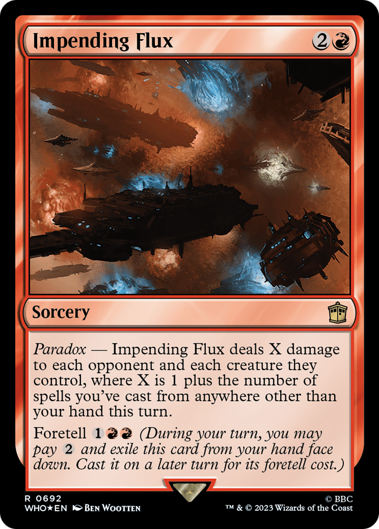 Impending Flux (Surge Foil) [Doctor Who] | Tacoma Games
