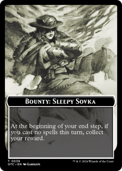 Bounty: Sleepy Sovka // Bounty Rules Double-Sided Token [Outlaws of Thunder Junction Commander Tokens] | Tacoma Games