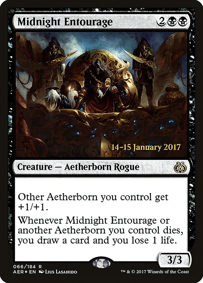 Midnight Entourage [Aether Revolt Prerelease Promos] | Tacoma Games