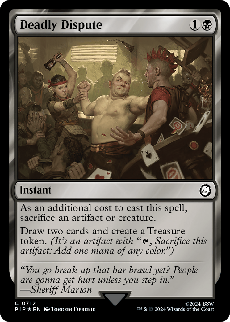 Deadly Dispute (Surge Foil) [Fallout] | Tacoma Games