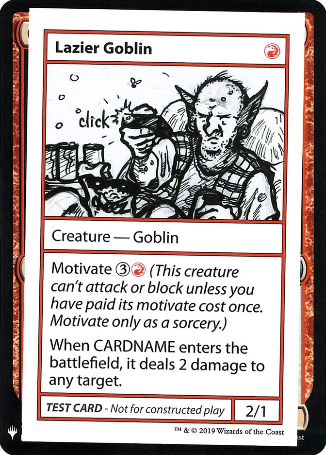 Lazier Goblin [Mystery Booster Playtest Cards] | Tacoma Games