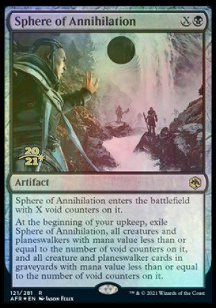Sphere of Annihilation [Dungeons & Dragons: Adventures in the Forgotten Realms Prerelease Promos] | Tacoma Games